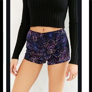 Urban outfitters Velvet shorts